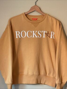 Merrell Gold Rockstar Crewneck Sweatshirt Size S